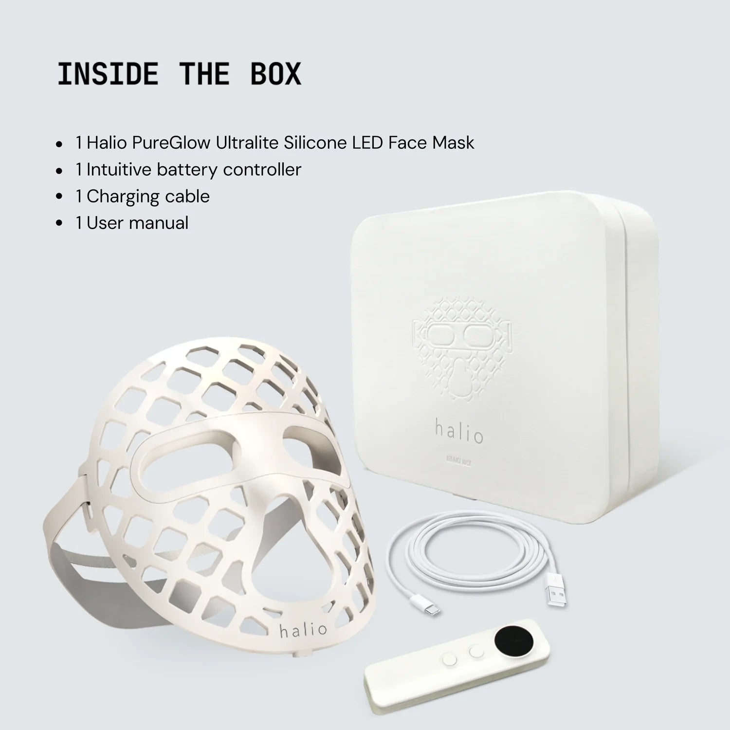 Dirella PureGlow Ultralite Silicone LED Face Mask